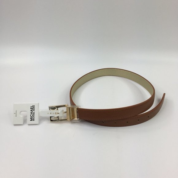 Michael Kors MK Women Reversible Belt Brass Buckle